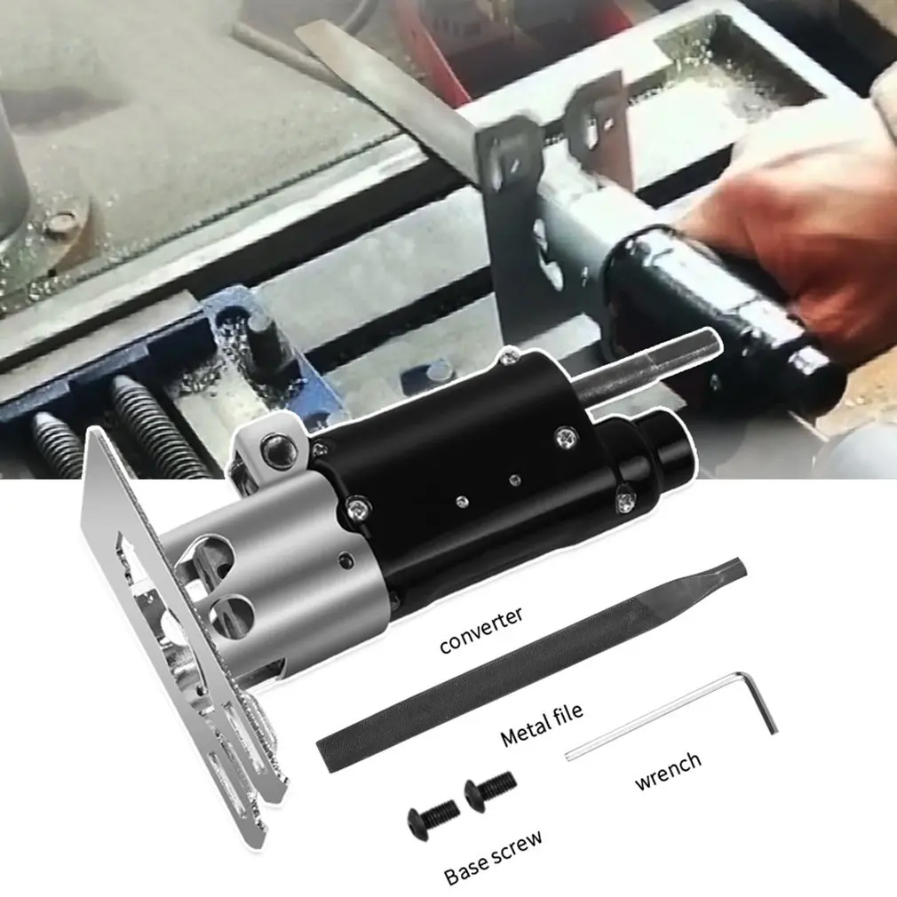 Najtaniej Tłokowe narzędzie zmiany do wiertarki elektrycznej, z tłokami wykonującymi ruch posuwisto zwrotny piły piła do metalu metalowy plik do drewna do cięcia metalu