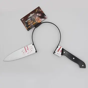 

Halloween Decoration Horror Knife Bloody Machete Halloween Party Supplies Haloween Headband Props for Festival Decoration