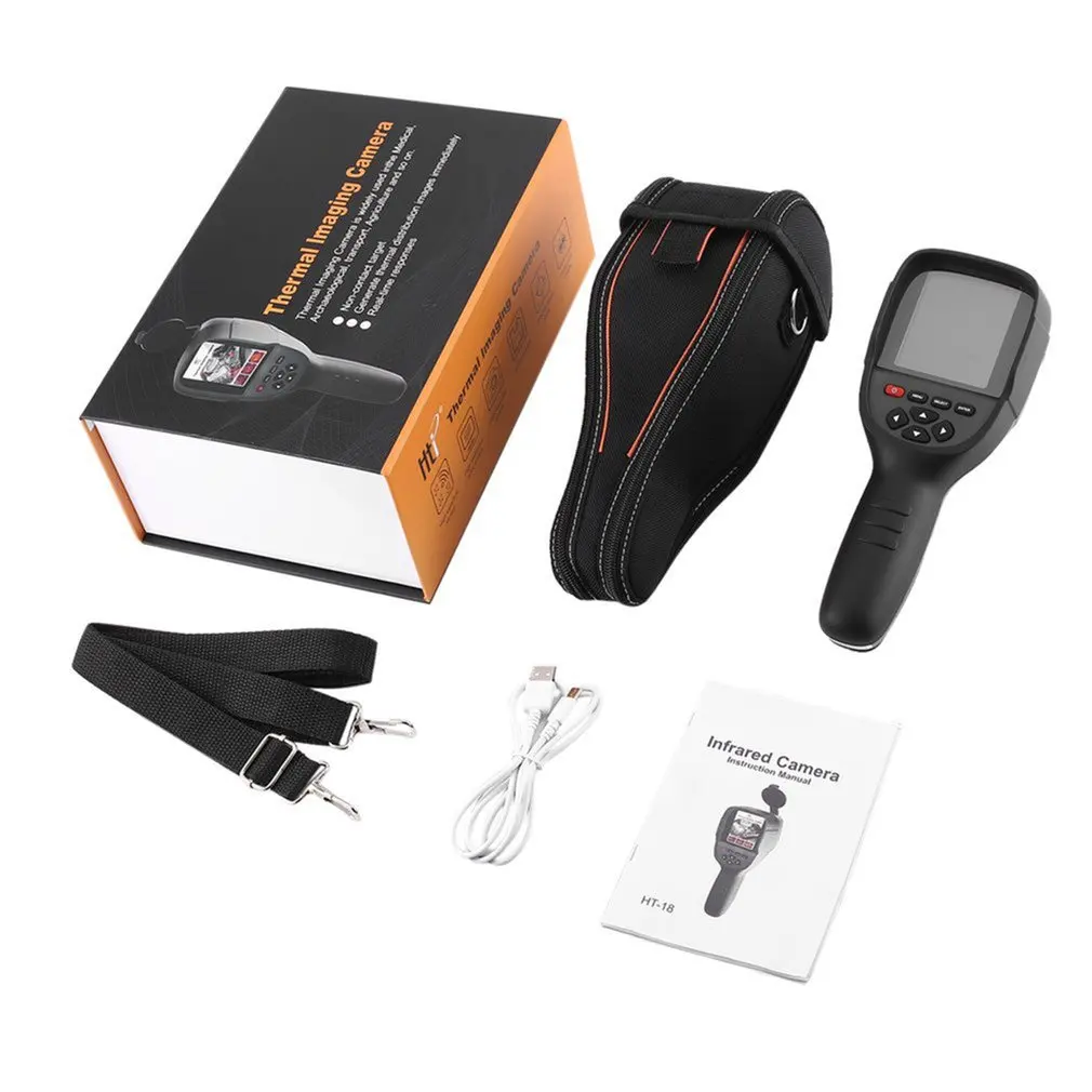 Digital Thermal Imager Detector Handheld Thermal Camera IR Infrared Thermometer Multifunction High Resolution YK-18