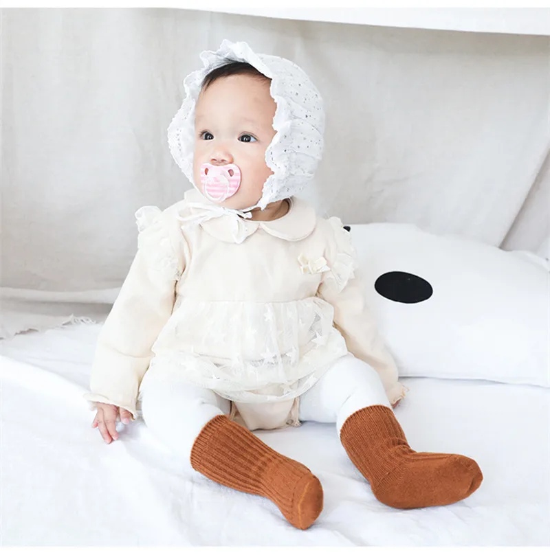 Winter Cotton Thicken Children's Socks Baby Kids Warm Tube Socks Toddler Boys Girls Solid Floor Stripes Socks Baby Cheap Stuff