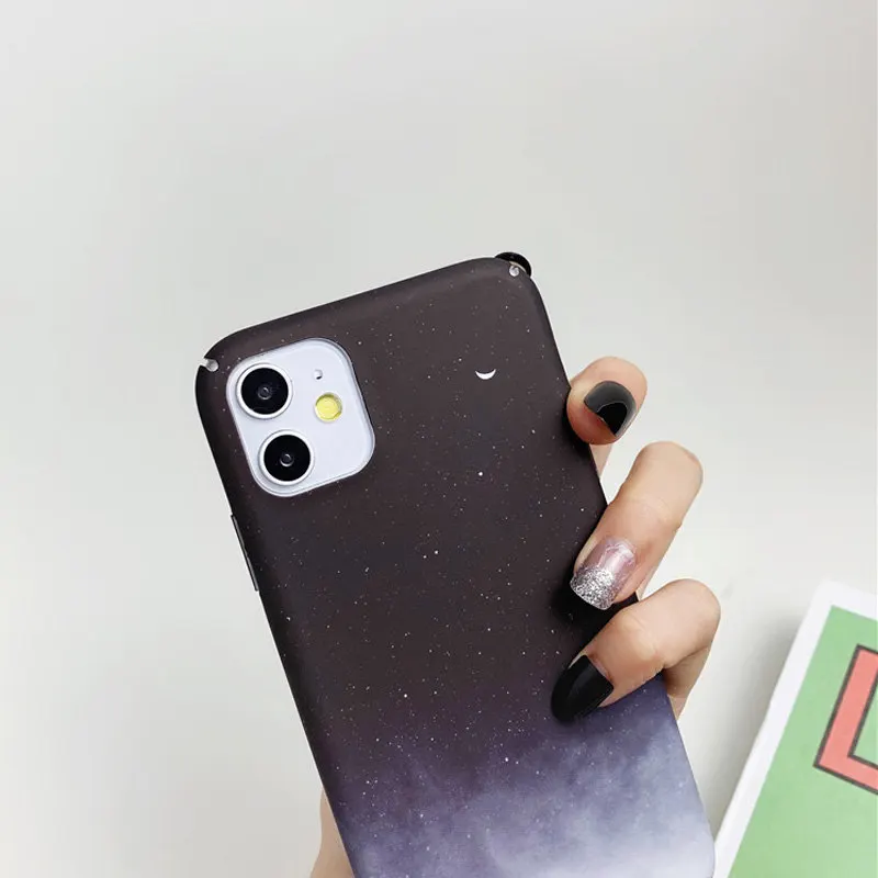 Lovebay звездное небо Луна Космос чехол для телефона для iPhone 7 8 6 6S Plus 11 Pro X XR XS Max Жесткий PC пластик задняя крышка для iPhone 11