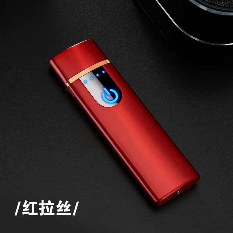 Мини-Сенсорная Индукционная Зажигалка зарядка Usb двухсторонний точечный детектор дыма зажигалка