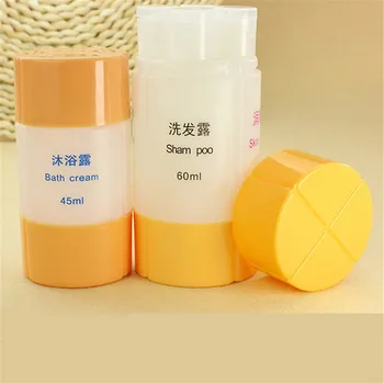 

Portable Plastic Travel Set Makeup Empty Fillable Bottle Creative Shampoo Shower Gel Empty Cosmetic