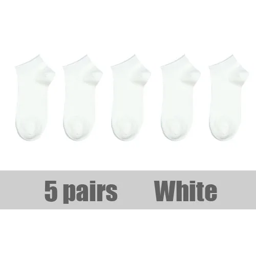 10 Pairs Solid Color Women Socks Breathable Sports socks Casual Boat socks Comfortable Cotton Ankle Socks Size 36-44 white black SMT-225-1