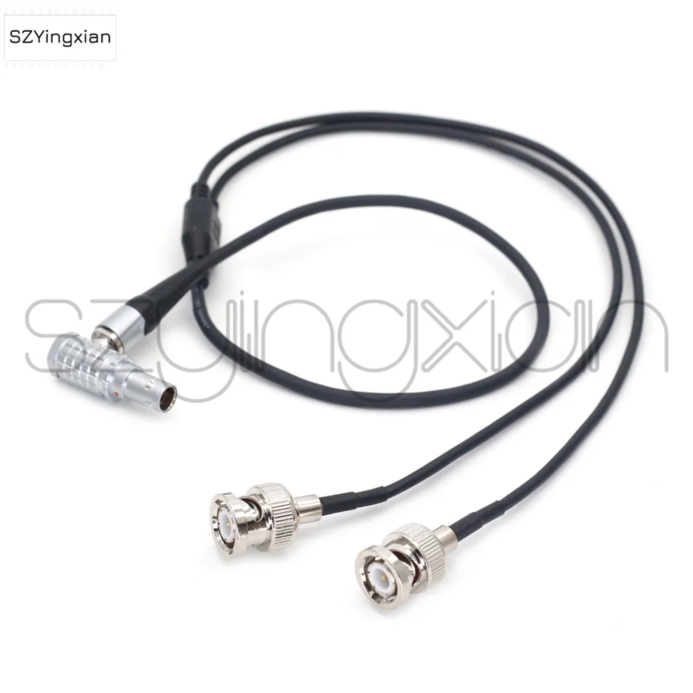 

Звуковые устройства Φ 0B 5pin под прямым углом к двойному BNC, входному и выходному кабелю с временным кодом