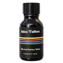 Элегантный профессиональный полу тату паста органические соковые конусы чернила боди-арт тату крем ZG88