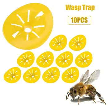 

10pcs Home Garden Trap Bee Hornets Catcher Wasp Insects Funnel Killer Reusable New Plastic Bottle Wasp Traps
