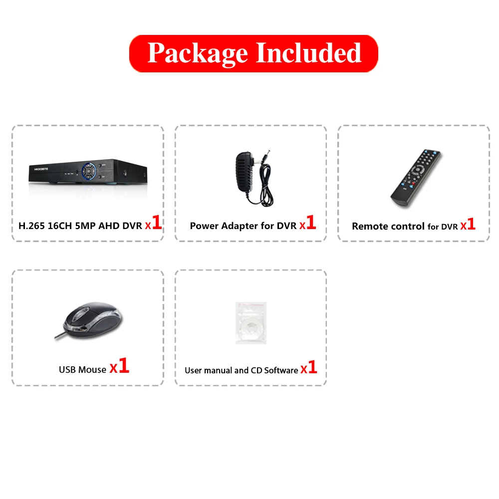 AHD DVR 16CH Full HD 5MP HDMI для ip-камеры AHD камера PTZ система безопасности видео регистратор системы наблюдения сети 1POE порт