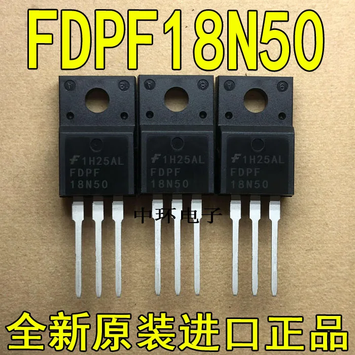 

10pcs/lot FDPF18N50T TO-220F 500V