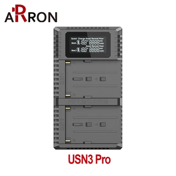 

100%Original Nitecore USN3 Pro Dual Slot USB QC Charger For Sony NP-FM500H NP-F550 NP-F970 NP-F770 NP-F730 NPF750 Camera Battery