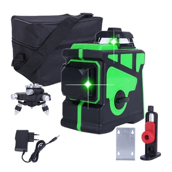 

laser laser level 3d laser level 360 Self-Leveling 360 Degree Horizontal & Vertical Cross Lines Outdoor 3D Green nivel laser