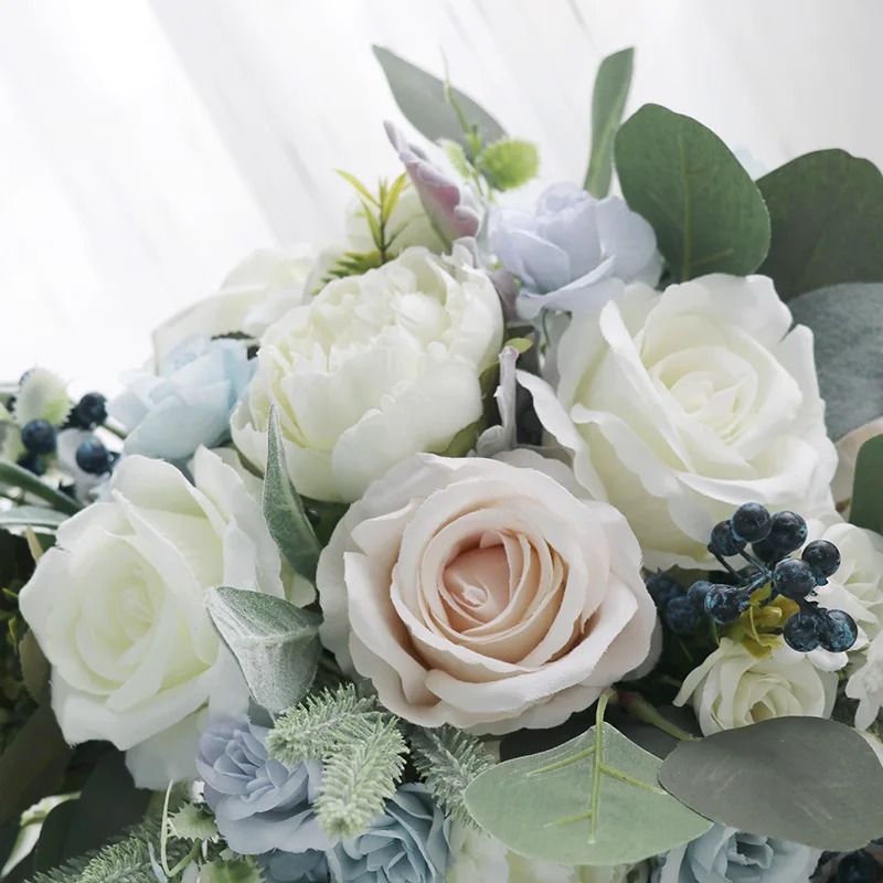 Top Quality Bouquets Wedding Accessories Blue Bouquet