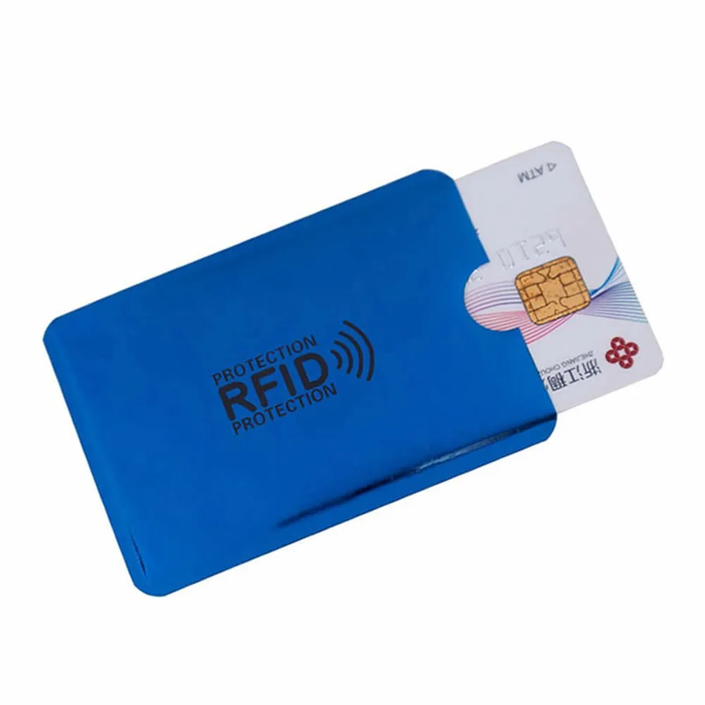 5 шт. Анти Rfid NFC алюминиевый кошелек Блокировка ридер замок банк держатель для карт Id банковский чехол для карт Защита металлический кредитный держатель для карт