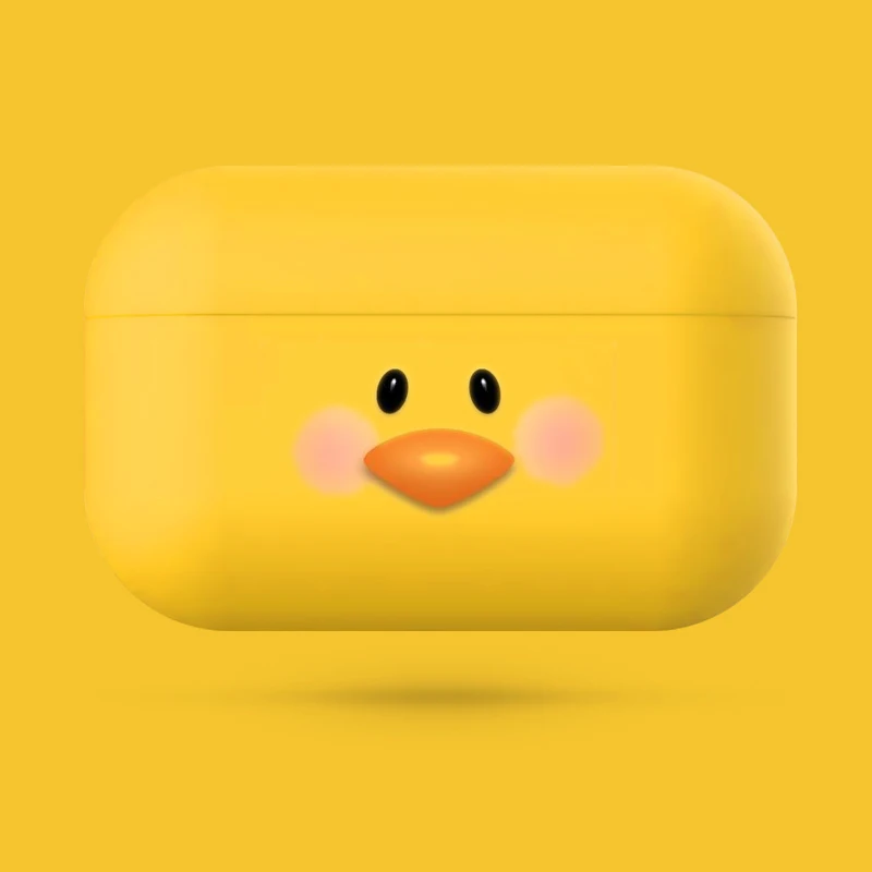 013 Милый чехол для наушников для Airpods Pro 3, милый мягкий силиконовый защитный чехол с медведем, уткой, Свинкой, беспроводной Bluetooth, аксессуары для наушников - Цвет: 013