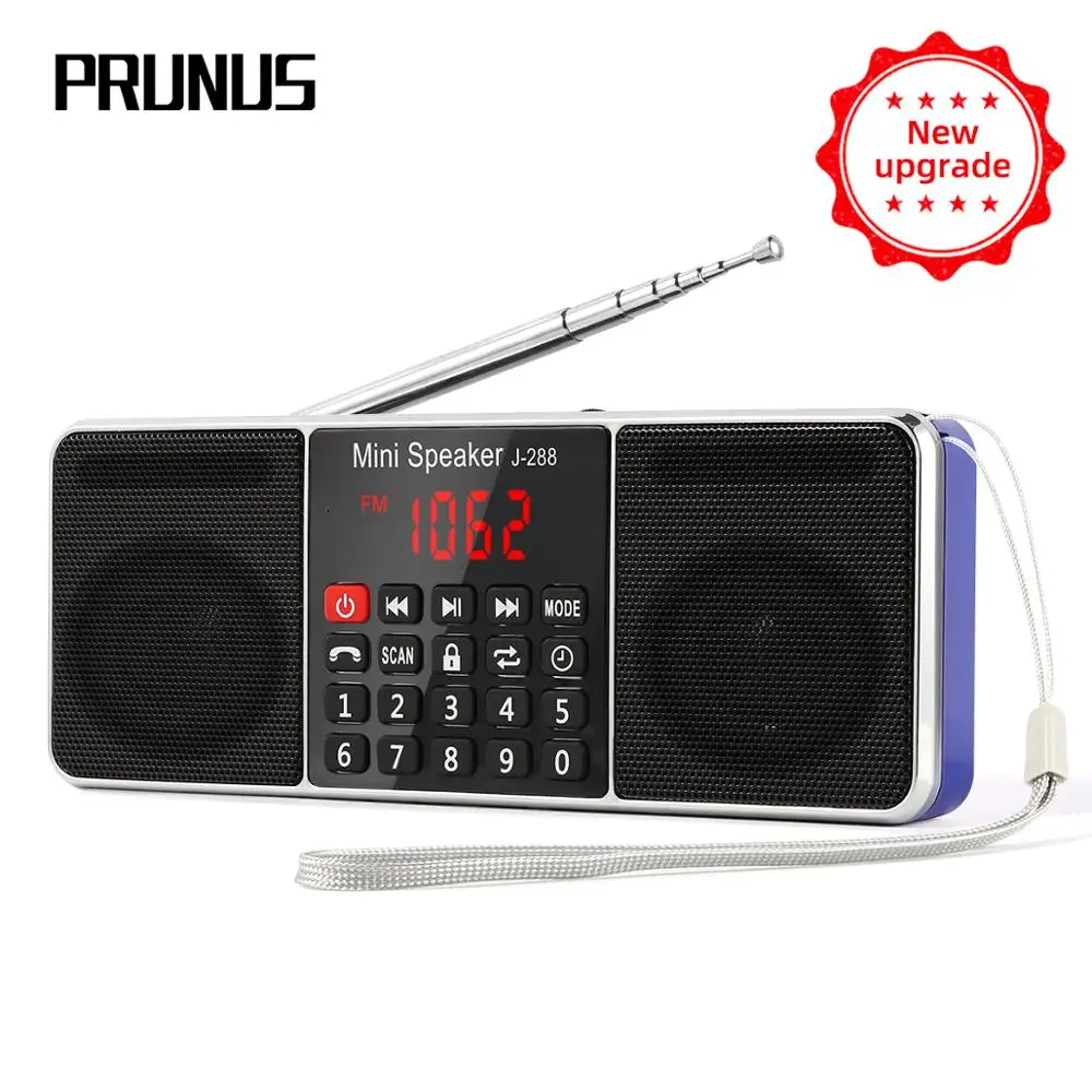 PRUNUS L 288 портативный радиоприемник am fm радио приемник стерео Bluetooth динамик