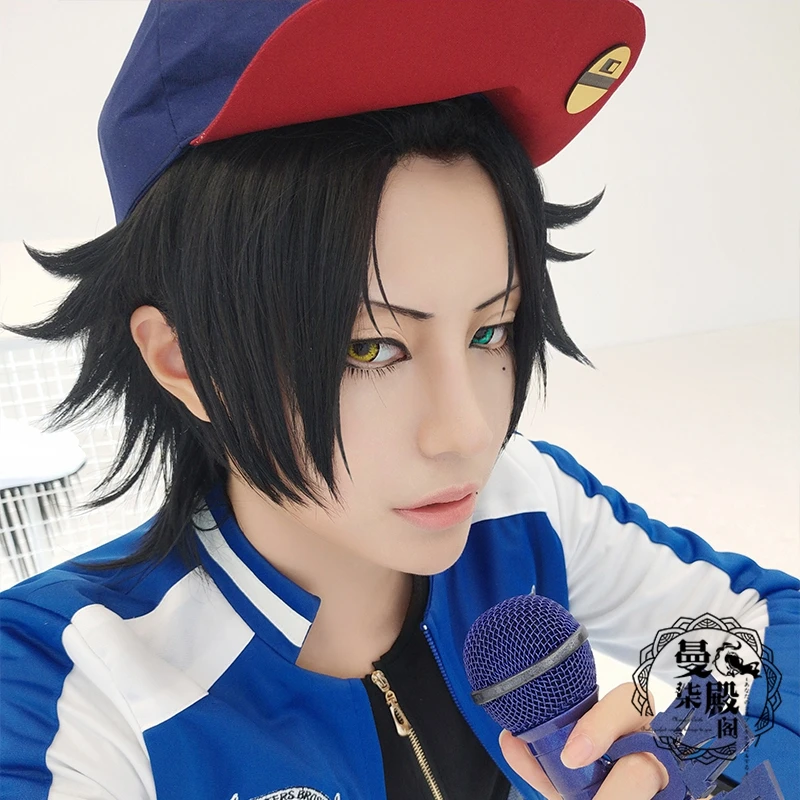 Jiro Yamada Дивизион рэп битва гипноз микрофон Doppo KannonzaKa кости Arisugawa Jiro Yamada Ichiro Saburo Gentarou Yumeno Jakurai косплей парик - Цвет: Jiro Yamada