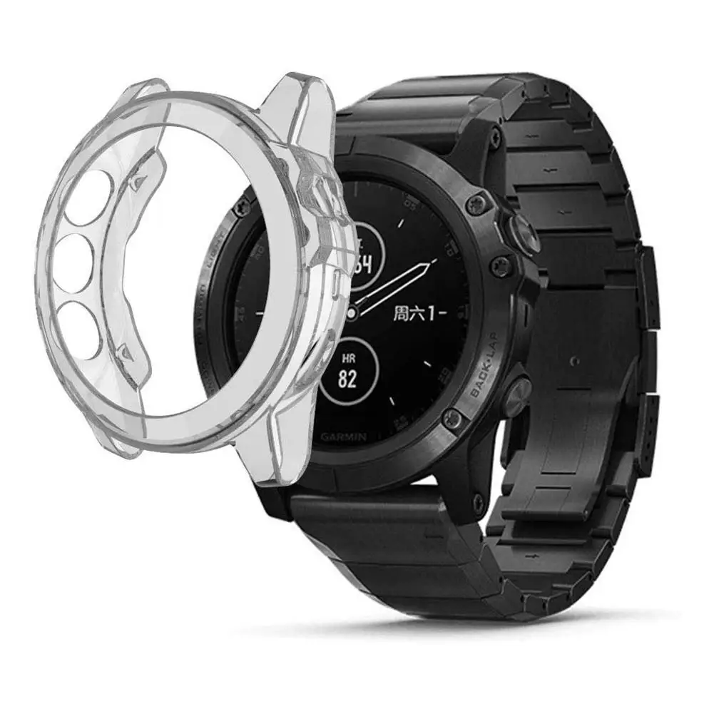 Чехол для часов Garmin Fenix 5X Plus, мягкий силиконовый чехол, защитный чехол для Garmin Fenix 5X Smart Watch