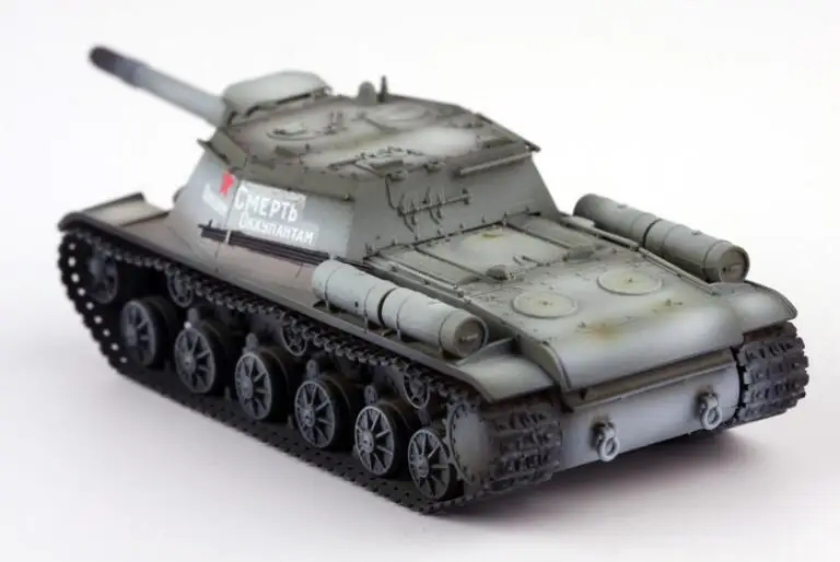 88 модель Второй мировой войны Советская su-152 зимняя камуфляжная самоходная пушка Танк 1/72 Готовая модель танка