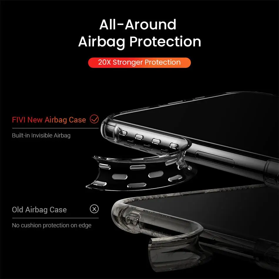Чехол для подушки безопасности ультратонкий ТПУ для iPhone 11 Pro Max Защита Мягкая силиконовая Противоударная задняя крышка для iPhone 11 11Pro Capa