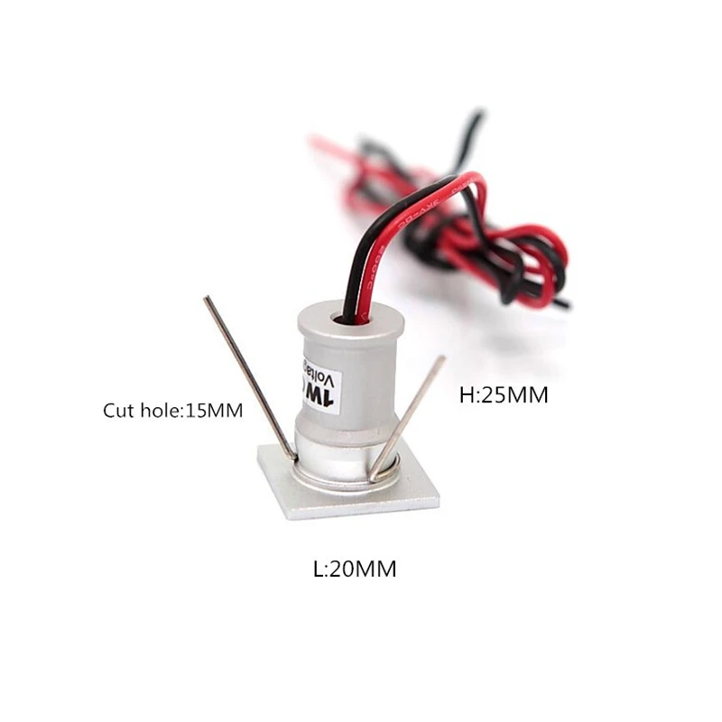 9 шт./лот DC12V 1W светодиодный мини-светильник Bridgelux чип-диод Водонепроницаемый IP65 Светодиодный точечный светильник светодиодный шкаф светильник нового дизайна