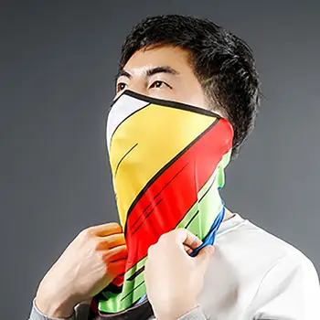 

Outdoor Sports Mask Running Riding Mask Breathable Visor Ice Silk Headband Hair Band Protective Cover Face Mask New