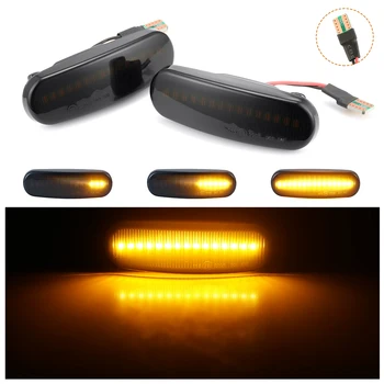 

2Pcs LED Dynamic Turn Signal Lights For Fiat Panda Peugeot Bipper Car Side Marker Lights Streamer Light For Citroen Nemo Ab 2009