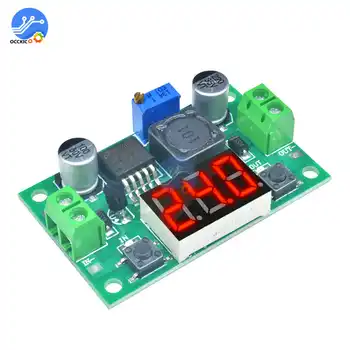 

LM2596 DC 4.0-40 to 1.3-37V Adjustable Step Down Buck Power Voltage Regulator Module With LED Voltmeter DC/DC