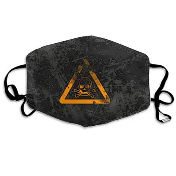

Custom Anti-Dust Mouth Mask Skull Sign Reusable Outdoor Face Mask with Adjustable Earloops Breathable Mouth Cover for Teens Men