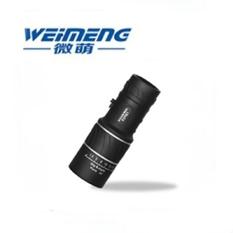 Weimeng 16X52 hd монокуляр/одиночный телескоп 66 м/8000 м Регулировка фокусировки видения зеленая пленка высокой мощности HD ночной телескоп зум