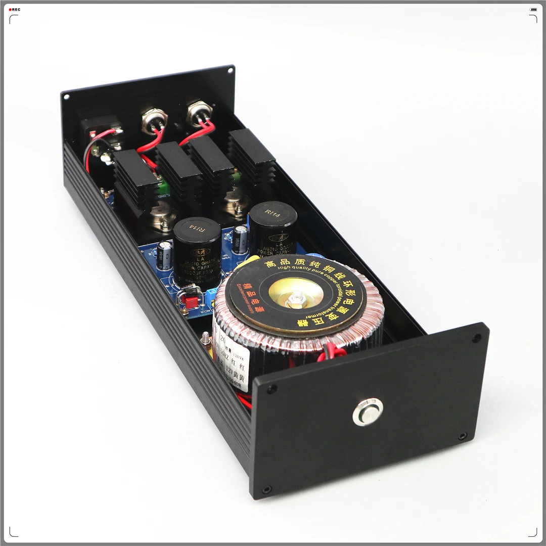 high grade 120W linear regulated power supply HIFI Ultralow Noise Linear Dual output DC 5V 12V