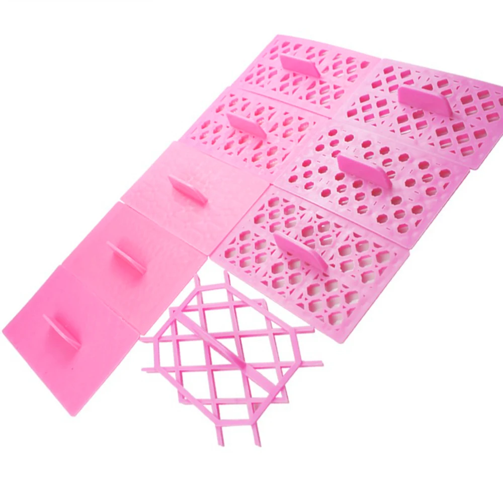 

9Pcs/Set DIY Cake Mold Cake Bakeware Tools Cake Fondant Art Print Mold Lattice Diamond Shape Bow Hollow Cut Mold Cake Decoration