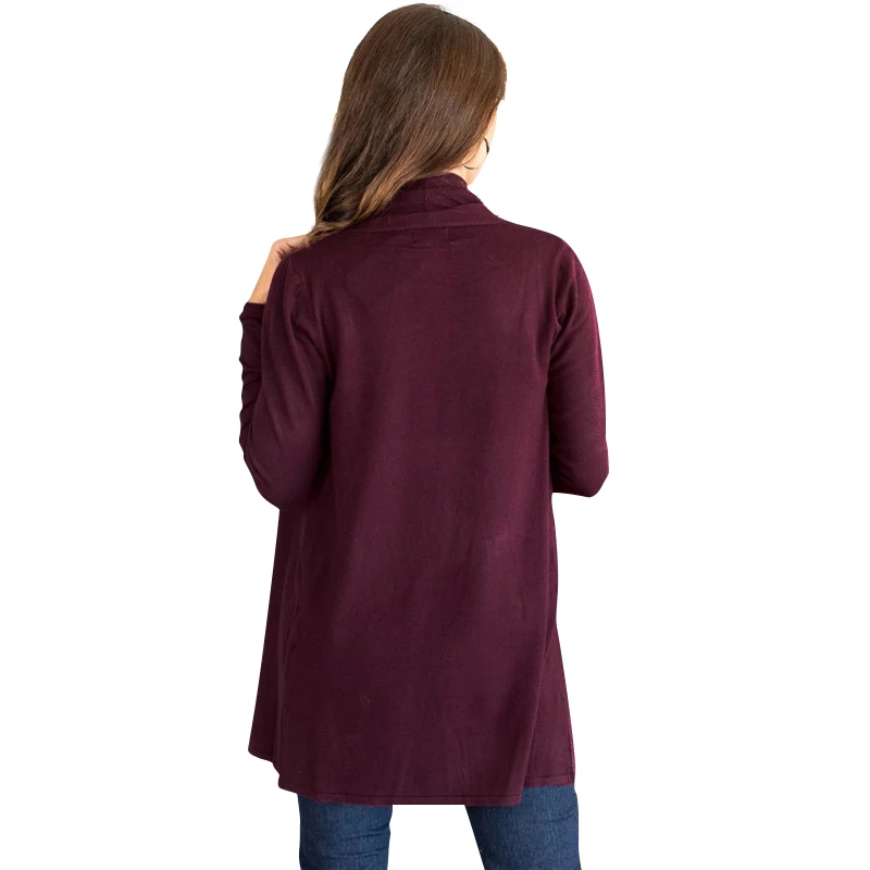 Однотонные туфли-лодочки, 5 ColorAutumn кардиганы Для женщин Повседневное вязанные кардиганы с длинными рукавами элегантные свободные элегантные темпераментные плиссированные закрытые туфли очаровательные и щедрый