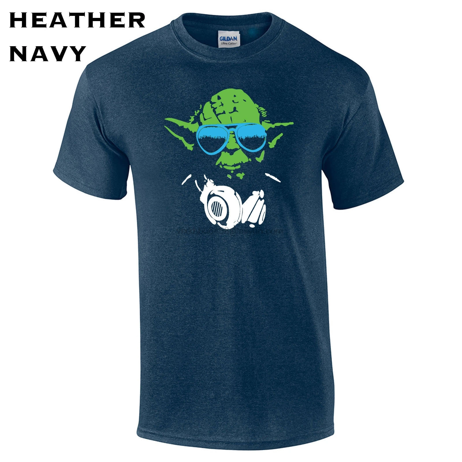 

2019 New Casual Cool Tee Shirt Dj Yoda Mens T-Shirt Funny Movie Jedi 80s Star Geek Nerd Space Sci Fi Wars Hot Sale T-shirt