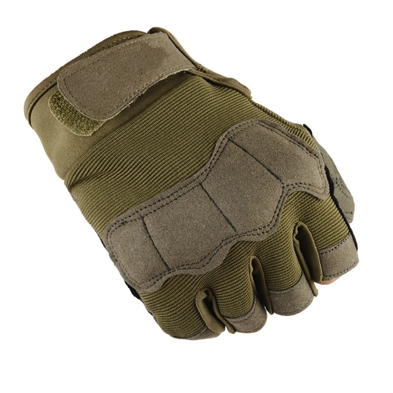 NEW Men's Tactical Gloves Military Army Shooting Fingerless Gloves Anti-Slip Outdoor Sports Paintball Airsoft Bicycle Gloves mens fur lined gloves