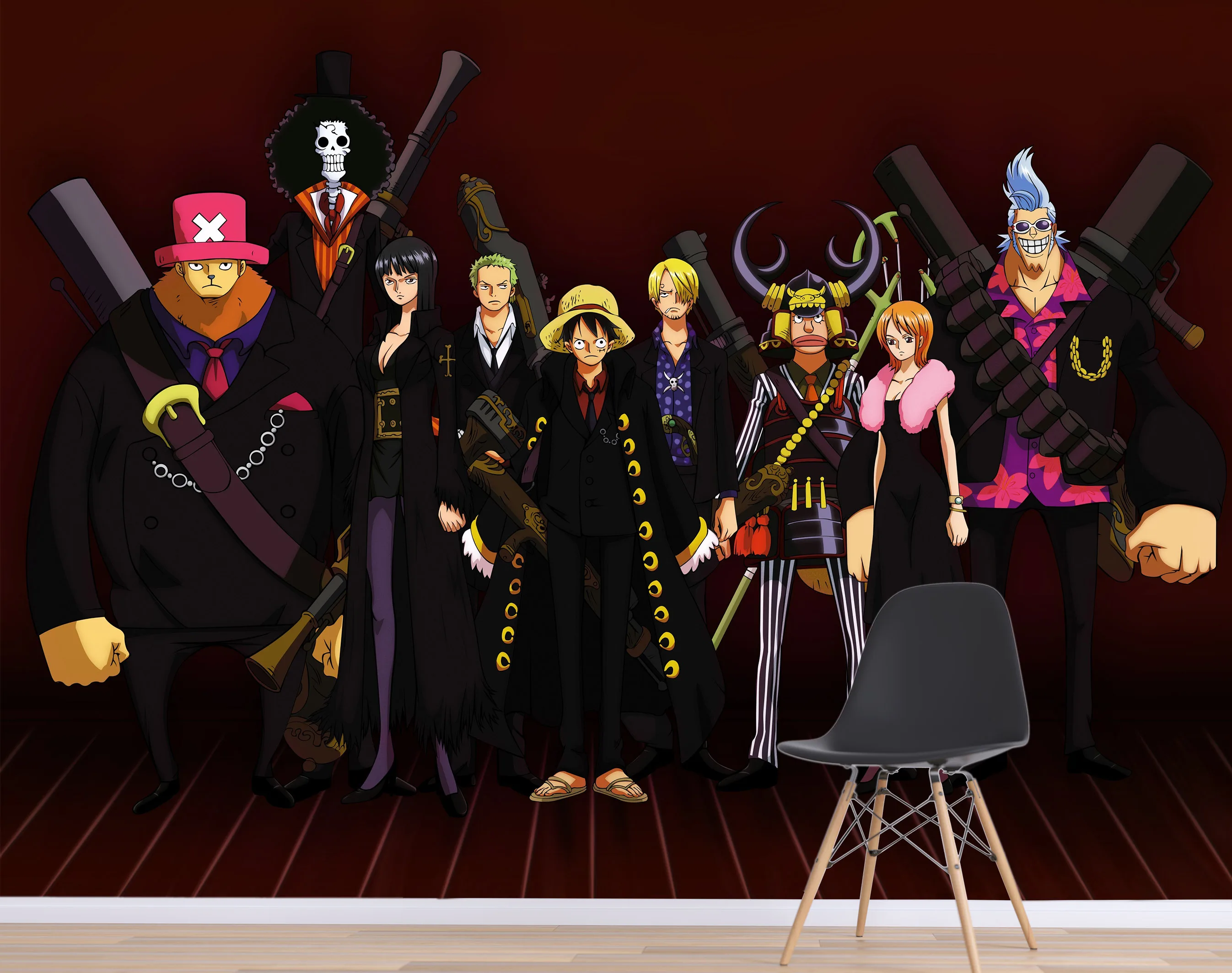 Autoadhesivo 3d One Piece 858 Papel De Pared De Anime Japones Mural Calcomania Impresa Murales De Pared Papeles Pintados Aliexpress