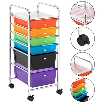 

Portable Drawer Cart Organizer with Wheels Multifunction Home Kitchen Tools Drawers Rolling Cart