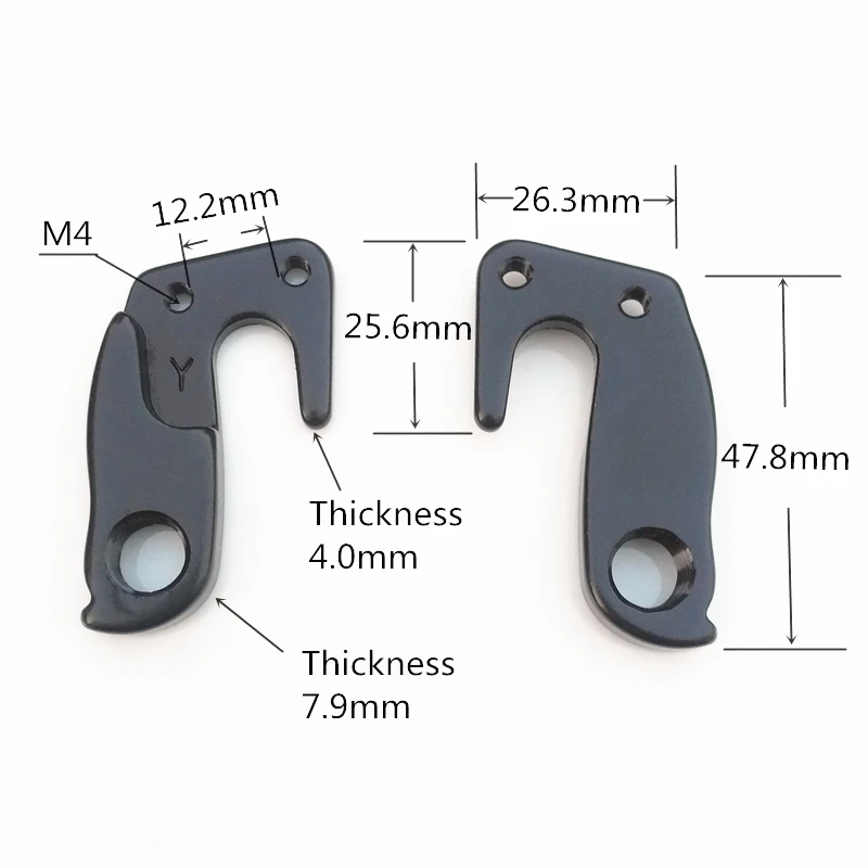 

2PCS Bicycle Rear derailleur Hanger extender mech Gear dropout for NORCO Storm Charger Torrent derailleur Hanger extension