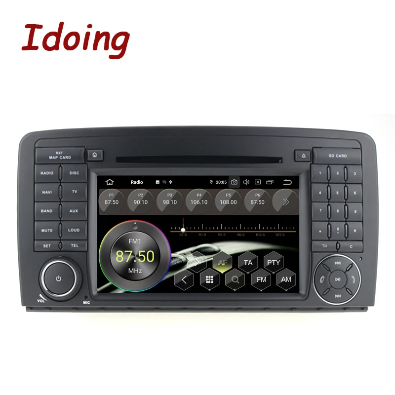 Idoing " 2Din Andriod9.0 автомобильный Радио, DVD, GPS мультимедийный плеер для Mercedes-Benz W215/W220 PX5 4G+ 64G 8Core ips экран навигации