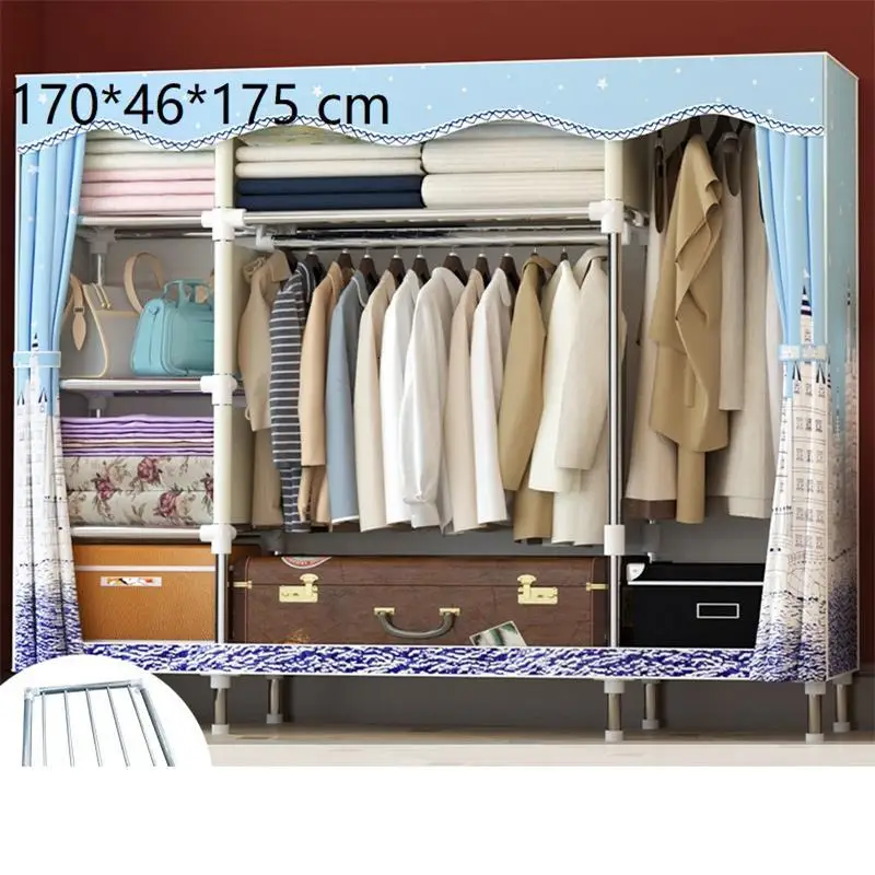 MODEL S Для хранения Ropero Garderobe Ropa De Almacenamiento Armario Rangement Chambre Mueble Closet Guarda Roupa шкаф - Цвет: MODEL S