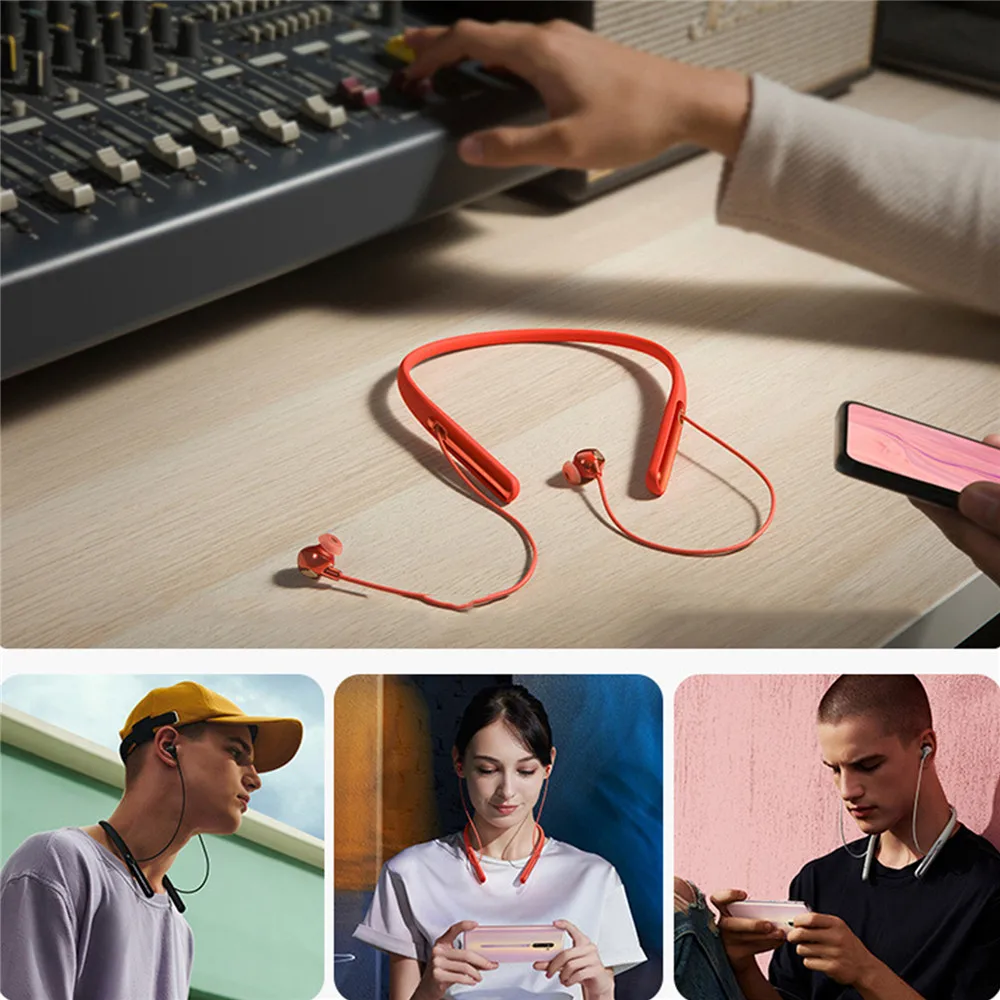 Беспроводная Bluetooth спортивная Гарнитура для OPPO Enco Q1 легкие наушники с