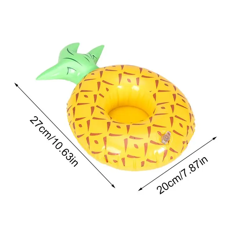 Кокосовое дерево форма подстаканник Плавающий надувной подстаканник молоко чай сиденье для мальчиков девочек воды бассейн игрушки пляжные вечерние 72XC - Цвет: 20 x 27 cm