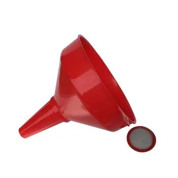 

Universal Petrol Funnel With Red Motorcycle Car Tractor Truck Filter