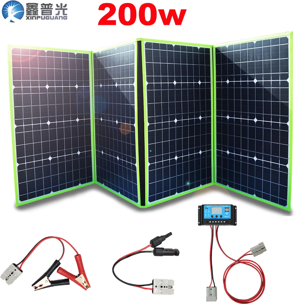 40W 100W 120W 150W Flexibel Solarmodul Kit 20A Dual Battery Controller Power Kit 