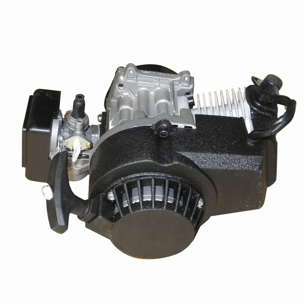 1E44-6 49cc 2 Stroke engine with gearbox for mini dirt bike Pocket bike atv Easy pull starter