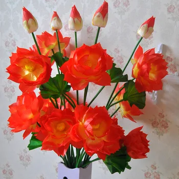 

Artificial Lotus Silk Flower Stage Props Floor Flower Buddha Lotus