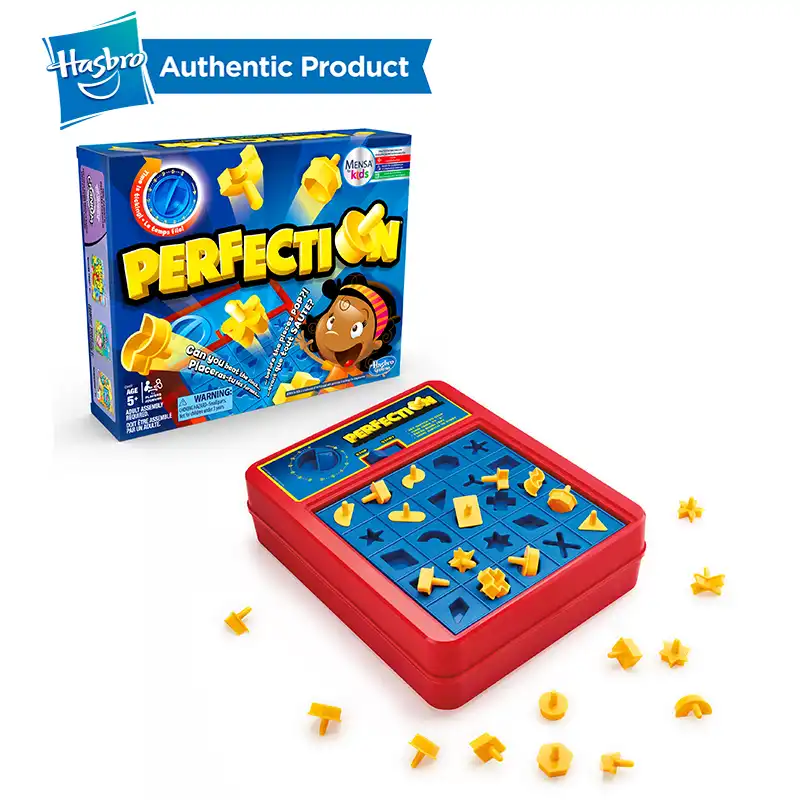 Hasbro Perfection Game Family Night Fun Gaming Hungry Hippos Trivial Pursuit Mouse Trap Don T Break The Ice Guess Who Kids Child Aliexpress