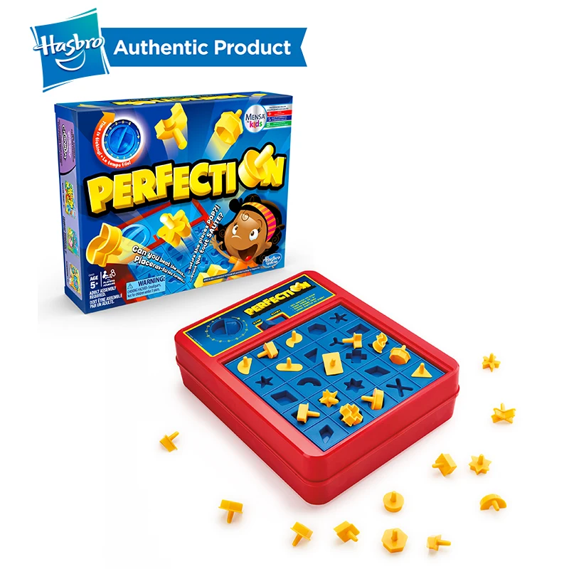 Billige Hasbro Perfektion Spiel Familie Nacht Spaß Gaming Hungrig Flusspferde Trivial Verfolgung Mausefalle nicht Brechen Die Eis Ratet Mal, Wer kinder Kind