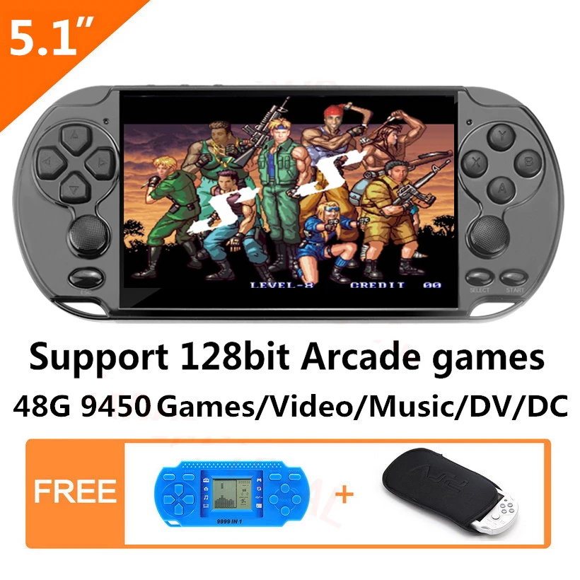 handheld game console with built in games