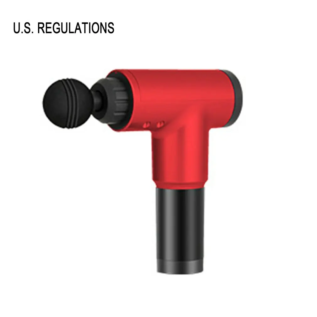 

Red Physiotherapy Muscle Massage Gun Health Massage Deep Relaxation Device High Frequency Vibration Impact Fascia Gun