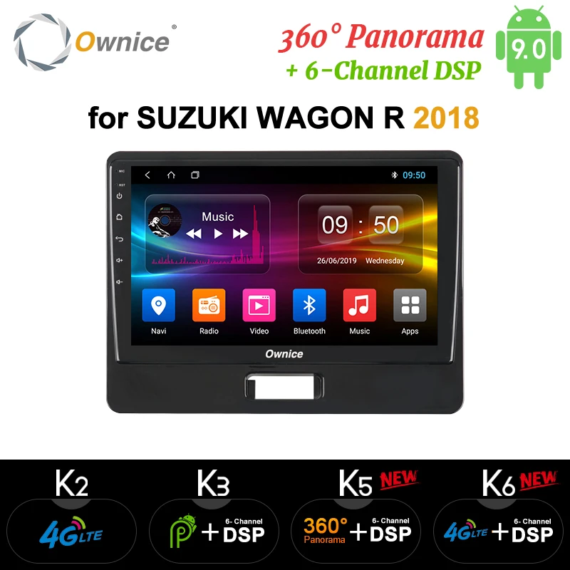 Ownice DSP Android 9 0 Octa Core 4G + 64G k3 k5 k6 автомобильное радио DVD плеер GPS LTE 360 панорама для SUZUKI